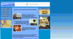 Desktop Screenshot of hotelzobor.sk